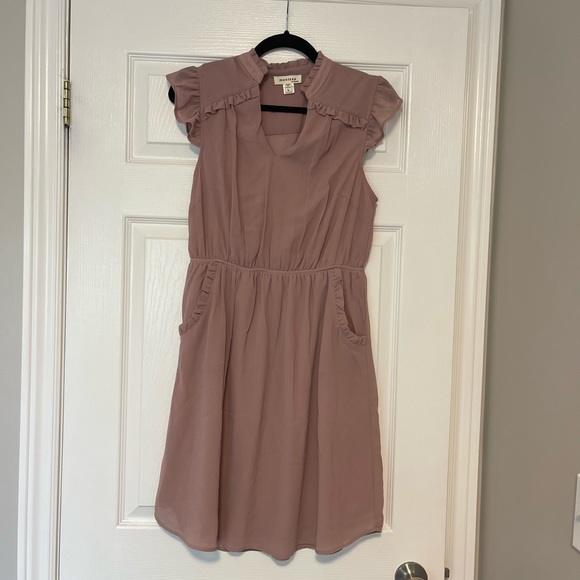 Dusty rose summer dress size L - Picture 1 of 6